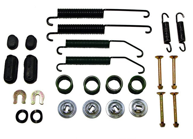 Better Brake Parts Drum Brake Hardware Kit P/N:7351K Fits: Chrysler Sebring, Dodge Avenger, Dodge Caliber, Jeep Compass, Jeep Patriot, Mitsubishi Lancer, Mitsubishi Mirage, Mitsubishi Mirage G4, Nissan Cube, Nissan Sentra, Nissan Versa - Image 1