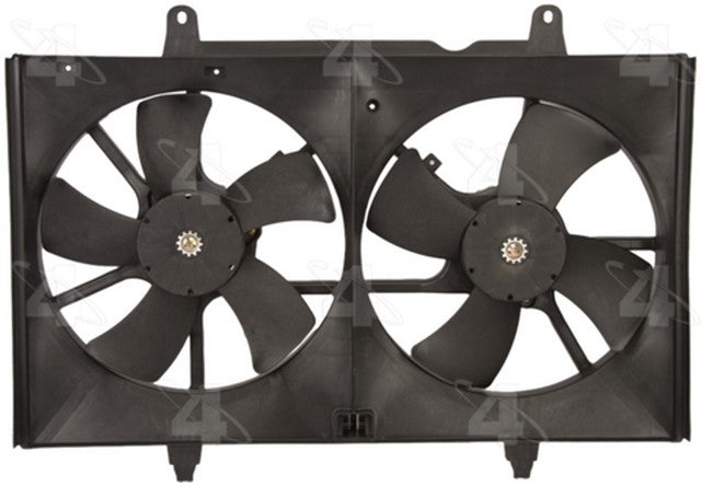 Four Seasons Dual Radiator and Condenser Fan Assembly P/N:75609 Fits: Nissan Quest 09-04 - Image 2