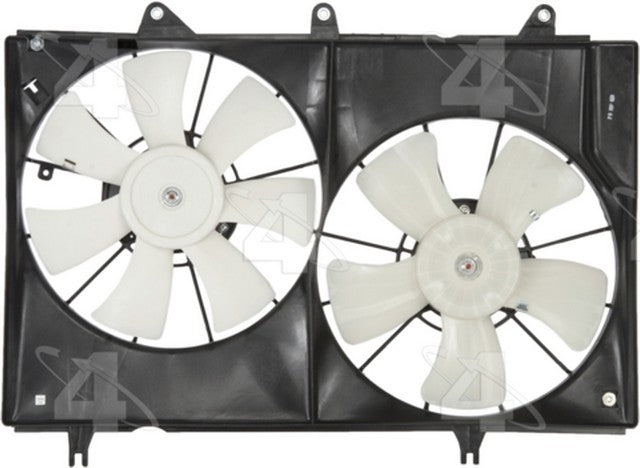 Four Seasons Dual Radiator and Condenser Fan Assembly P/N:76037 Fits: Cadillac Cts 07-04 - Image 2