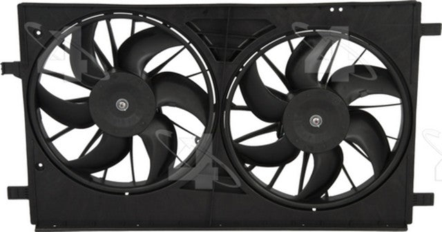 Four Seasons Dual Radiator and Condenser Fan Assembly P/N:76103 Fits: Chrysler 200 14-11, Chrysler Sebring 10-07, Dodge Avenger 14-08, Dodge Caliber 12-07, Jeep Compass 17-07, Jeep Patriot 17-07 - Image 2