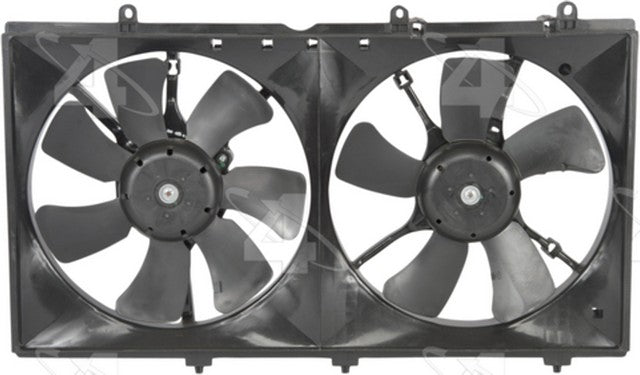 Four Seasons Dual Radiator and Condenser Fan Assembly P/N:76163 Fits: Mitsubishi Lancer 07-02 - Image 2