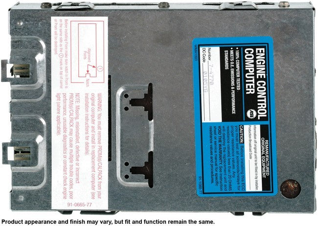 CARDONE Reman Engine Control Module (ECM) P/N:77-4770 Fits: Buick Century, Buick Lesabre, Buick Regal, Buick Riviera, Buick Skylark, Chevrolet Camaro, Chevrolet Caprice, Chevrolet Citation, Chevrolet El Camino, Chevrolet Impala - Image 4