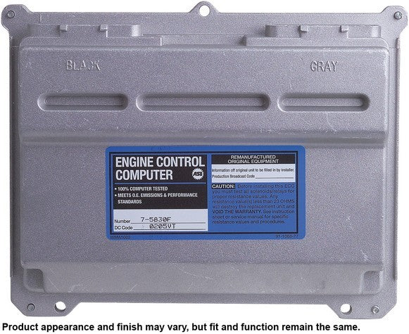 CARDONE Reman Powertrain Control Module (PCM) P/N:77-5830F Fits: Buick Century, Buick Skylark, Chevrolet Beretta, Chevrolet Cavalier, Chevrolet Corsica, Chevrolet S10, GMC Sonoma, Isuzu Hombre, Oldsmobile Achieva, Oldsmobile Cutlass Ciera - Image 4