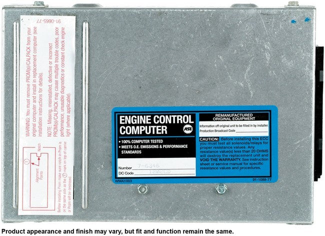 CARDONE Reman Engine Control Module (ECM) P/N:77-6346 Fits: Chevrolet P30 1994, GMC P3500 1994 - Image 4