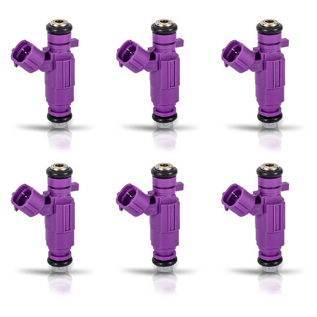 ACEON Fuel Injector Set P/N:7795-2104-06 Fits: Hyundai Santa Fe 06-01, Hyundai Sonata 04-99, Hyundai Xg350 05-02, Kia Amanti 06-04, Kia Optima 06-02, Kia Sedona 05-02, Kia Sorento 06-03 - Image 1