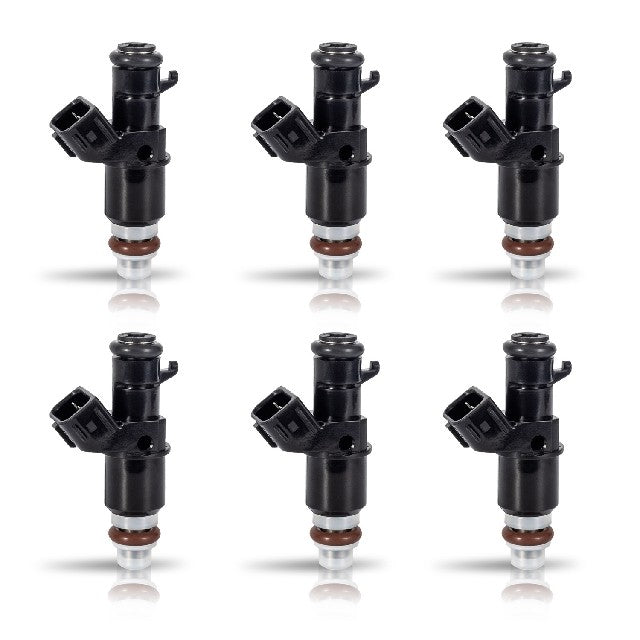 ACEON Fuel Injector Set P/N:7795-3203-06 Fits: Acura Ilx 15-13, Acura Mdx 06-03, Acura Tl 08-04, Honda Accord 07-03, Honda Odyssey 17-05, Honda Pilot 11-05, Honda Ridgeline 14-06, Saturn Vue 07-04 - Image 1