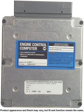 CARDONE Reman Engine Control Module (ECM) P/N:78-6057 Fits: Ford Windstar 1995 - Image 4