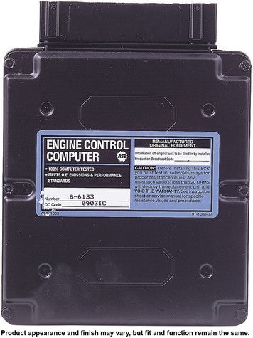 CARDONE Reman Engine Control Module (ECM) P/N:78-6133 Fits: Ford Contour 1995, Ford Mystique 1995, Mercury Mystique 1995 - Image 3