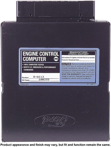 CARDONE Reman Engine Control Module (ECM) P/N:78-6613 Fits: Ford F-100 Ranger 1996, Ford Ranger 1996, Mazda B3000 1996 - Image 3