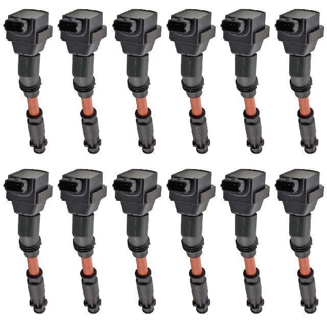ACEON Ignition Coil Set P/N:7805-6153-12 Fits: Mercedes-benz Cl600 99-98, Mercedes-benz E420 1997, Mercedes-benz S420 99-96, Mercedes-benz S500 99-96, Mercedes-benz S600 99-96, Mercedes-benz Sl500 98-97, Mercedes-benz Sl600 02-96 - Image 1