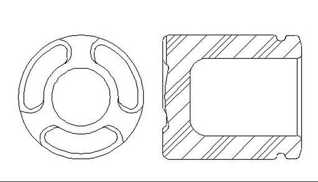 Better Brake Parts Disc Brake Caliper Piston P/N:7839 Fits: Ford Thunderbird 05-02, Jaguar S-type 05-00, Jaguar Vanden Plas 05-04, Jaguar Xj8 05-04, Lincoln Ls 06-00 - Image 1