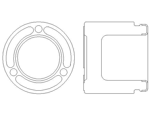 Better Brake Parts Disc Brake Caliper Piston P/N:8018 Fits: Chevrolet Silverado 2500 Hd 19-11, Chevrolet Silverado 3500 Hd 19-11, Chevrolet Suburban 3500 Hd 19-16, GMC Sierra 2500 Hd 19-11, GMC Sierra 3500 Hd 19-11 - Image 1