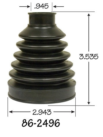 EMPI CV Joint Boot P/N:86-2496-D Fits: Chevrolet Sonic 18-12 - Image 1