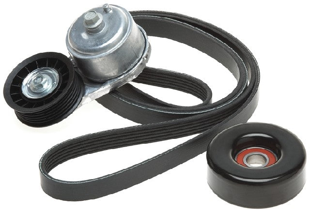 Gates Serpentine Belt Drive Component Kit P/N:90K-38103A Fits: Chevrolet Blazer, Chevrolet C1500, Chevrolet C1500 Suburban, Chevrolet C2500, Chevrolet C2500 Suburban, Chevrolet C35, Chevrolet C3500, Chevrolet C3500hd, Chevrolet Cargo Van - Image 1