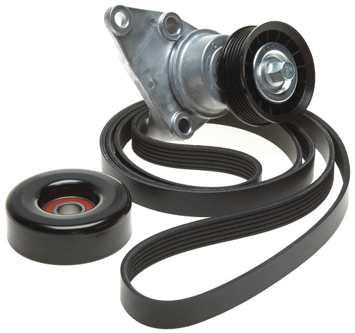 Gates Serpentine Belt Drive Component Kit P/N:90K-38158 Fits: Cadillac Escalade, Cadillac Escalade Ext, Chevrolet Avalanche 1500, Chevrolet Silverado 1500, Chevrolet Silverado 1500 Hd, Chevrolet Silverado 2500, Chevrolet Silverado 2500 Hd - Image 1