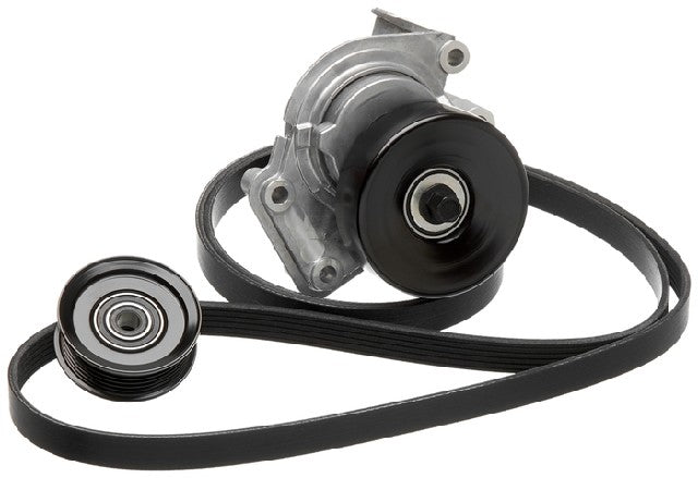 Gates Serpentine Belt Drive Component Kit P/N:90K-38173 Fits: Lexus Gs400 00-98, Lexus Gs430 04-01, Lexus Ls430 03-01, Lexus Lx470 02-98, Lexus Sc400 00-98, Toyota Land Cruiser 02-98, Toyota Sequoia 05-01, Toyota Tundra 02-00 - Image 1