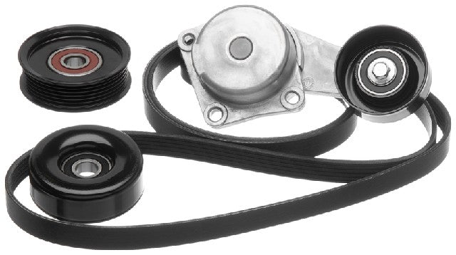 Gates Serpentine Belt Drive Component Kit P/N:90K-38274D Fits: Ford E-350 Club Wagon 2003, Ford E-350 Super Duty 2003, Ford Expedition 2002, Starcraft Bus Starlite 2003 - Image 1