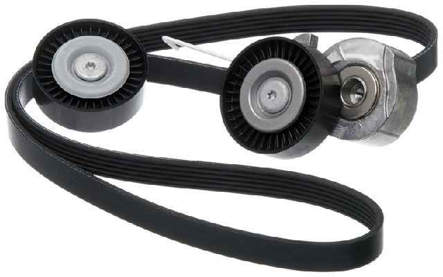 Gates Serpentine Belt Drive Component Kit P/N:90K-38495 Fits: Volvo S60 13-11, Volvo S80 15-07, Volvo V70 10-08, Volvo Xc60 15-10, Volvo Xc70 15-08, Volvo Xc90 14-07 - Image 1