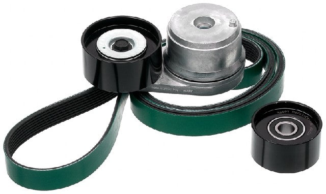 Gates Serpentine Belt Drive Component Kit P/N:90K-38556HDD Fits: International 4100 10-08, International 4300 10-08, International 4300lp 10-08 - Image 1
