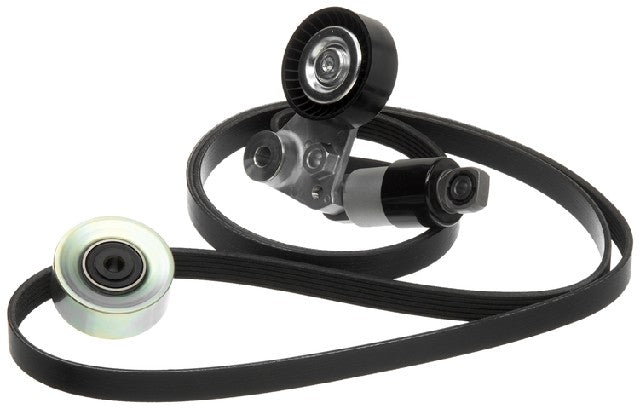 Gates Serpentine Belt Drive Component Kit P/N:90K-39104 Fits: Hyundai Azera, Hyundai Entourage, Hyundai Santa Fe, Hyundai Santa Fe Xl, Hyundai Sonata, Hyundai Veracruz, Kia Amanti, Kia Borrego, Kia Sedona, Kia Sorento - Image 1