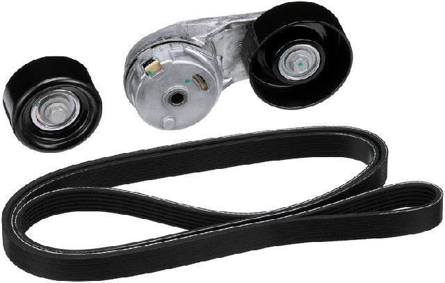 Gates Serpentine Belt Drive Component Kit P/N:90K-39288A Fits: Buick Lacrosse 2010, Buick Regal 13-11, Chevrolet Captiva Sport 15-13, Saab 9-5 2011 - Image 1