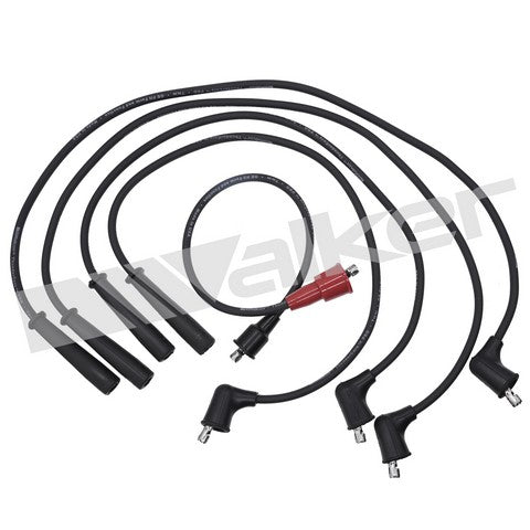 Walker Products Spark Plug Wire Set P/N:924-1017 Fits: Fiat 850 73-70, Mazda 618 1972, Mazda 808 77-72, Mazda B1600 76-72, Mazda Glc 85-77, Mazda Mizer 77-76, Saab 99 74-72, Triumph Tr7 82-80 - Image 1