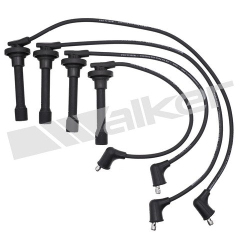 Walker Products Spark Plug Wire Set P/N:924-1219 Fits: Acura Integra 01-96, Acura Integra 93-92, Honda Civic 95-88, Honda Civic Del Sol 95-93, Honda Crx 91-88 - Image 1