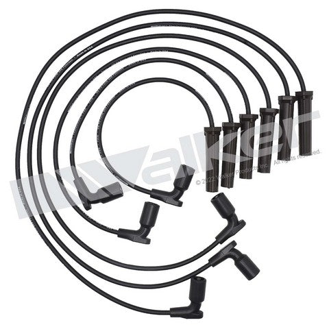 Walker Products Spark Plug Wire Set P/N:924-2046 Fits: Buick Park Avenue 2000, Buick Rendezvous 07-06, Buick Terraza 06-05, Chevrolet Malibu 06-04, Chevrolet Uplander 06-05, Pontiac G6 06-05, Pontiac Montana 06-05, Saturn Relay 2006 - Image 1