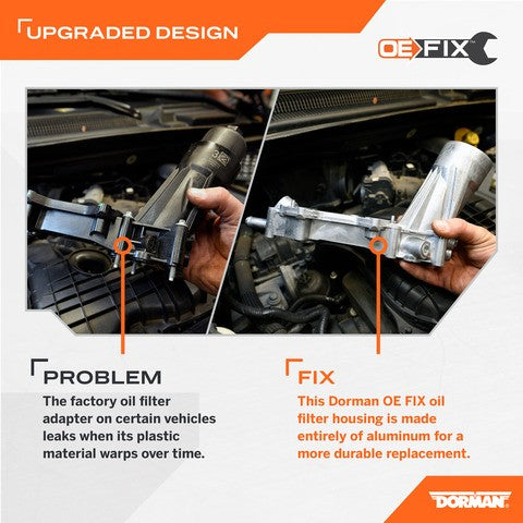 Dorman - OE Solutions Carcasa para Filtro de Aceite de Motor P/N:926-959 Fits: Chrysler 200, Chrysler 300, Chrysler Grand Caravan, Chrysler Pacifica, Chrysler TOWN & COUNTRY, Chrysler Voyager, Dodge Avenger, Dodge Challenger, Dodge Charger - Image 10