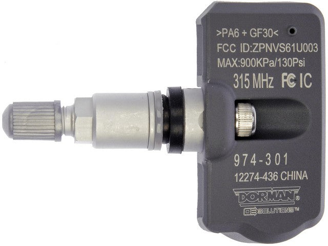 Dorman - OE Solutions Sensor programable del TPMS (sistema de monitoreo de presión de llantas) P/N:974-301 Fits: Acura Mdx, Acura Rdx, Acura Rl, Acura Tl, Acura Tsx, Audi A3, Audi A4, Audi A4 Quattro, Audi A5 Quattro, Audi A6 - Image 3