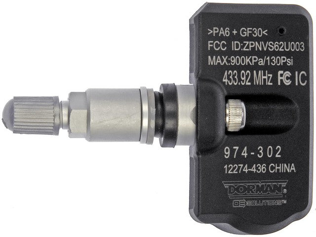 Dorman - OE Solutions Sensor programable del TPMS (sistema de monitoreo de presión de llantas) P/N:974-302 Fits: Audi A4, Audi A4 Quattro, Audi A6, Audi A6 Quattro, Audi A8 Quattro, Audi Q7, Audi R8, Audi Rs4, Audi Rs7 - Image 3