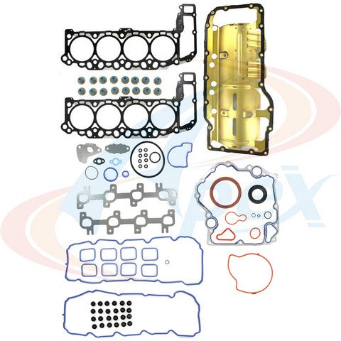 APEX Automobile Parts Inc Engine Gasket Set P/N:AFS2073 Fits: Chrysler Aspen 2007, Dodge Dakota 07-04, Dodge Durango 07-04, Dodge Ram 1500 07-04, Jeep Commander 07-06, Jeep Grand Cherokee 07-04, Mitsubishi Raider 07-06 - Image 1