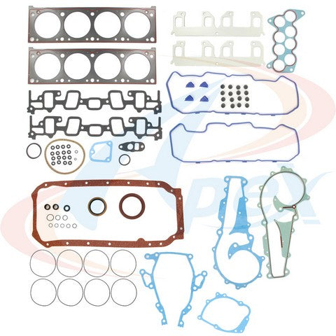 APEX Automobile Parts Inc Engine Gasket Set P/N:AFS3061 Fits: Cadillac 60 Special 1993, Cadillac Allante 92-89, Cadillac Commercial Chassis 93-90, Cadillac Deville 95-90, Cadillac Eldorado 93-90, Cadillac Fleetwood 92-90, Cadillac Seville 93-90 - Image 1