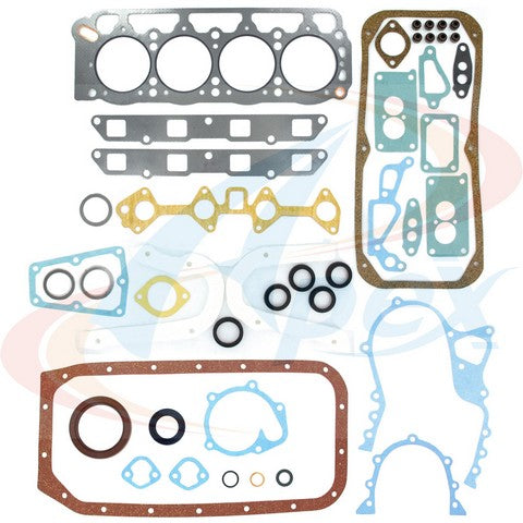 APEX Automobile Parts Inc Engine Gasket Set P/N:AFS8003 Fits: Toyota Carina 73-71, Toyota Corolla 80-71 - Image 1