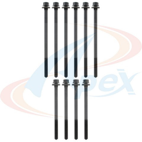 APEX Automobile Parts Inc Engine Cylinder Head Bolt Set P/N:AHB1103 Fits: Chrysler Cirrus 2000, Dodge Neon 05-95, Dodge Stratus 00-95, Plymouth Breeze 00-96, Plymouth Neon 01-95 - Image 1