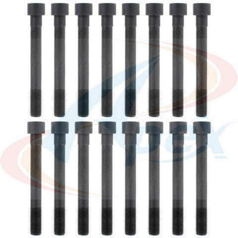 APEX Automobile Parts Inc Engine Cylinder Head Bolt Set P/N:AHB209 Fits: Chrysler Cirrus, Chrysler Grand Voyager, Chrysler Lebaron, Chrysler New Yorker, Chrysler Sebring, Chrysler Tc Maserati, Chrysler Voyager, Dodge Avenger, Dodge Caravan, Dodge Daytona - Image 1