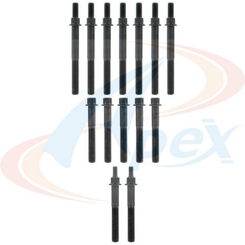 APEX Automobile Parts Inc Engine Cylinder Head Bolt Set P/N:AHB271 Fits: Jeep Cherokee 01-96, Jeep Grand Cherokee 04-96, Jeep Wrangler 06-97 - Image 1