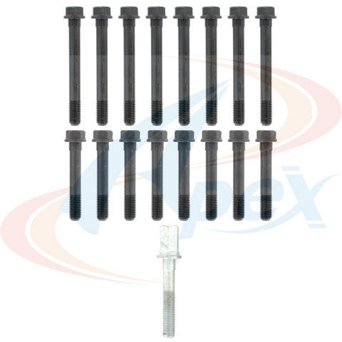 APEX Automobile Parts Inc Engine Cylinder Head Bolt Set P/N:AHB315 Fits: Chevrolet Lumina Apv 95-90, Isuzu Pickup 94-91, Isuzu Rodeo 92-91, Oldsmobile Silhouette 94-90, Pontiac Trans Sport 95-90 - Image 1