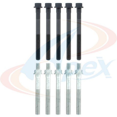 APEX Automobile Parts Inc Engine Cylinder Head Bolt Set P/N:AHB319 Fits: Chevrolet Cavalier 02-98, Chevrolet S10 03-98, GMC Sonoma 03-98, Isuzu Hombre 00-98, Pontiac Sunfire 02-98 - Image 1