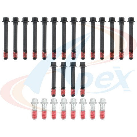 APEX Automobile Parts Inc Engine Cylinder Head Bolt Set P/N:AHB322 Fits: Avanti Ii, Buick Century, Buick Commercial Chassis, Buick Lesabre, Buick Regal, Buick Roadmaster, Buick Skylark, Cadillac Brougham, Cadillac Commercial Chassis - Image 1