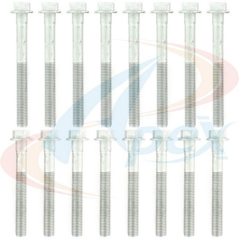APEX Automobile Parts Inc Engine Cylinder Head Bolt Set P/N:AHB339 Fits: Buick Skylark, Cadillac Cimarron, Chevrolet Beretta, Chevrolet Cavalier, Chevrolet Corsica, Chevrolet Malibu, Oldsmobile Achieva, Oldsmobile Alero - Image 1