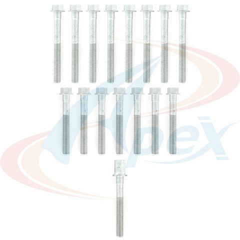 APEX Automobile Parts Inc Engine Cylinder Head Bolt Set P/N:AHB350A Fits: Buick Century, Buick Regal, Buick Skylark, Chevrolet Beretta, Chevrolet Corsica, Chevrolet Lumina, Chevrolet Monte Carlo, Oldsmobile Achieva, Oldsmobile Cutlass Ciera - Image 1