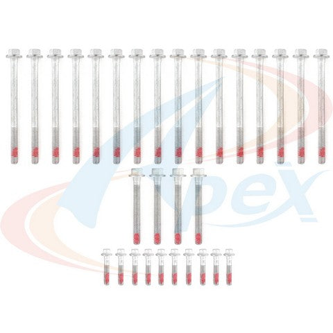 APEX Automobile Parts Inc Engine Cylinder Head Bolt Set P/N:AHB371 Fits: Avanti Ii, Buick Rainier, Cadillac Cts, Cadillac Escalade, Cadillac Escalade Esv, Cadillac Escalade Ext, Chevrolet Avalanche 1500, Chevrolet Camaro, Chevrolet Corvette - Image 1