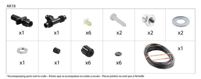 Monroe Shocks & Struts Suspension Shock Absorber Air Hose Kit P/N:AK18 Fits: Buick Apollo, Buick Century, Buick Electra, Buick Estate Wagon, Buick Lesabre, Buick Regal, Buick Riviera, Buick Roadmaster, Buick Skyhawk, Buick Skylark - Image 1