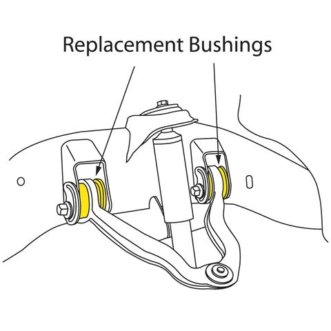 MOOG Chassis Products Alignment Camber Bushing P/N:K6669 Fits: Cadillac Escalade, Cadillac Escalade Esv, Cadillac Escalade Ext, Chevrolet Avalanche 1500, Chevrolet Express 1500, Chevrolet Express 2500, Chevrolet Express 3500, Chevrolet Silverado 1500 - Image 2