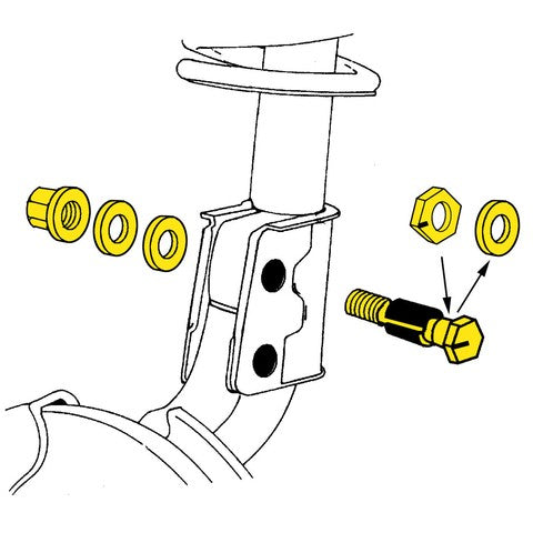 MOOG Chassis Products Alignment Camber Kit P/N:K7436 Fits: Acura El, Acura Mdx, Acura Rdx, Acura Rsx, Cadillac Dts, Cadillac Srx, Chrysler Sebring, Dodge Stratus, Ford Edge, Ford Explorer - Image 2