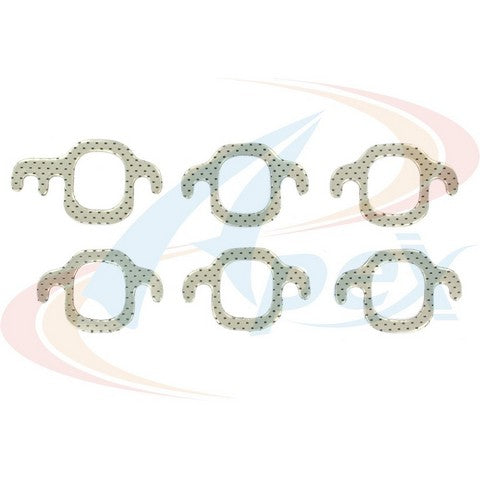 APEX Automobile Parts Inc Exhaust Manifold Gasket Set P/N:AMS3251 Fits: Chevrolet Astro, Chevrolet C10, Chevrolet C1500, Chevrolet C20, Chevrolet C2500, Chevrolet Caprice, Chevrolet Commercial Chassis, Chevrolet El Camino, Chevrolet G10 - Image 1