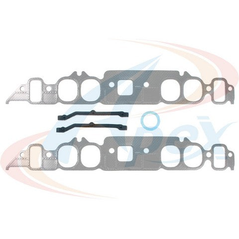 APEX Automobile Parts Inc Engine Intake Manifold Gasket Set P/N:AMS3780 Fits: Chevrolet C10, Chevrolet C10 Suburban, Chevrolet C20, Chevrolet C20 Suburban, Chevrolet C30, Chevrolet K10, Chevrolet K30, Chevrolet P30, GMC C1500, GMC C1500 Suburban - Image 1