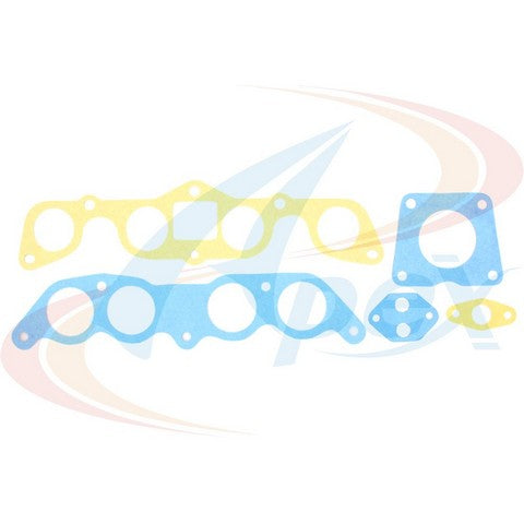 APEX Automobile Parts Inc Engine Intake Manifold Gasket Set P/N:AMS4401 Fits: Ford Escort 90-85, Ford Exp 87-86, Mercury Lynx 87-85 - Image 1