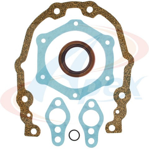 APEX Automobile Parts Inc Engine Timing Cover Gasket Set P/N:ATC3311 Fits: Chevrolet C1500, Chevrolet C1500 Suburban, Chevrolet C2500, Chevrolet C2500 Suburban, Chevrolet C3500, Chevrolet Express 1500, Chevrolet Express 2500, Chevrolet Express 3500 - Image 1